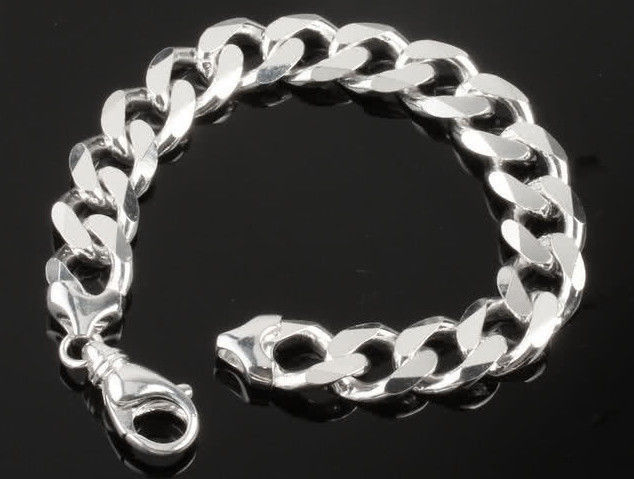 the silver bracelet