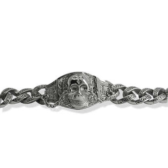 steel skull bracelet