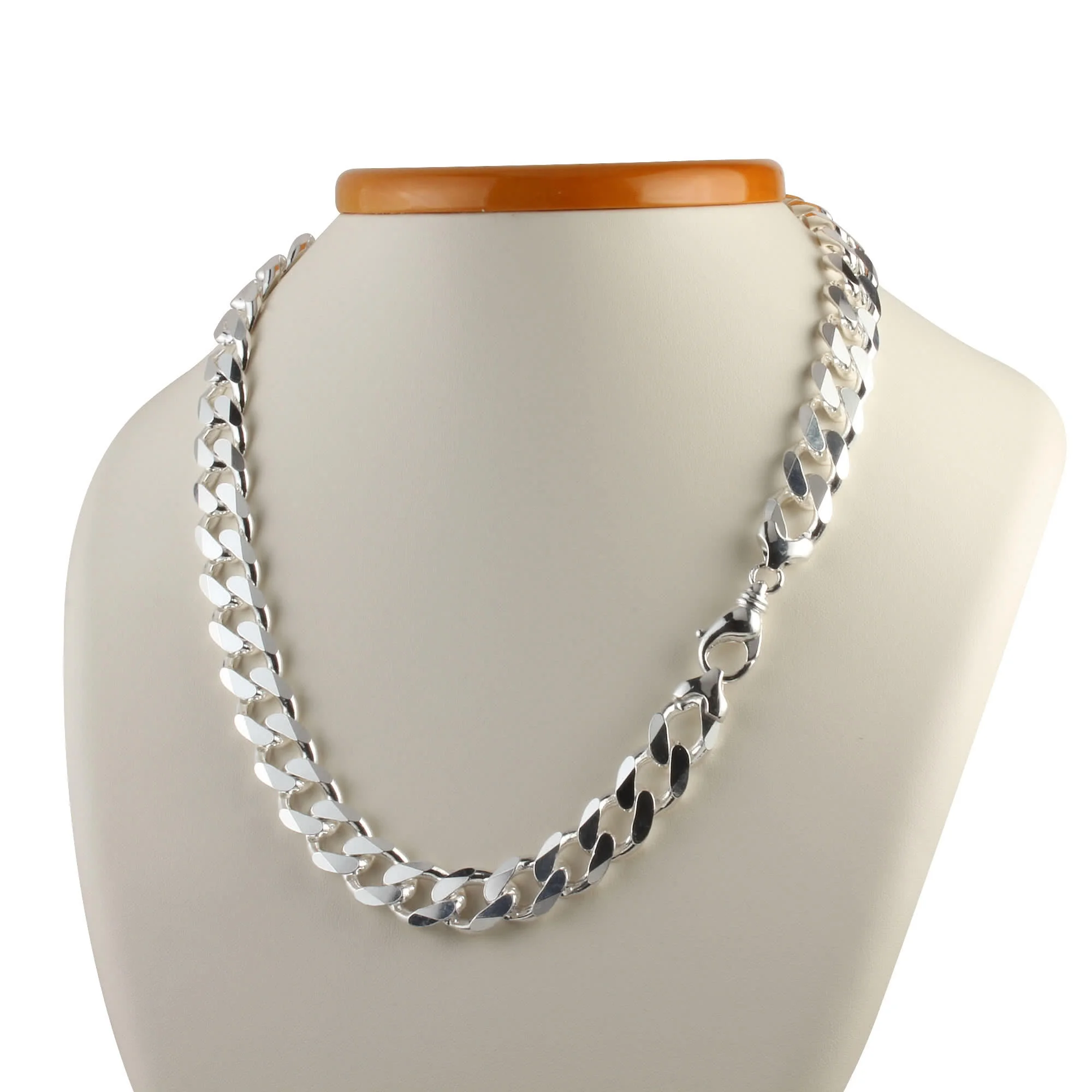 Next Level Jewelry Authentic Solid Sterling Silver Cuban Curb Link Chain Necklaces