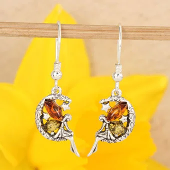 Amber Designer deals Drop Earrings