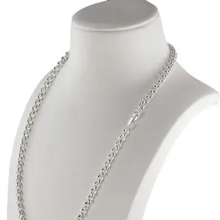 5mm Diameter 925 sterling silver belcher chain