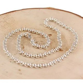 British Made 925 Solid Sterling Silver Belcher Chain