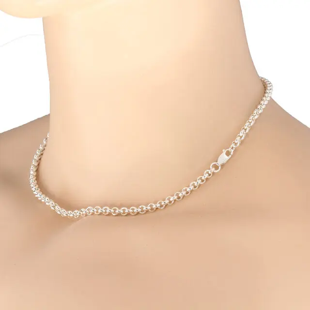 Premium Quality Solid Sterling Silver Belcher Chain