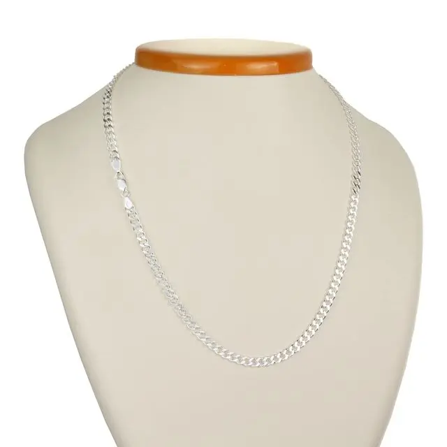 Sterling Silver 4.8mm Curb Chain
