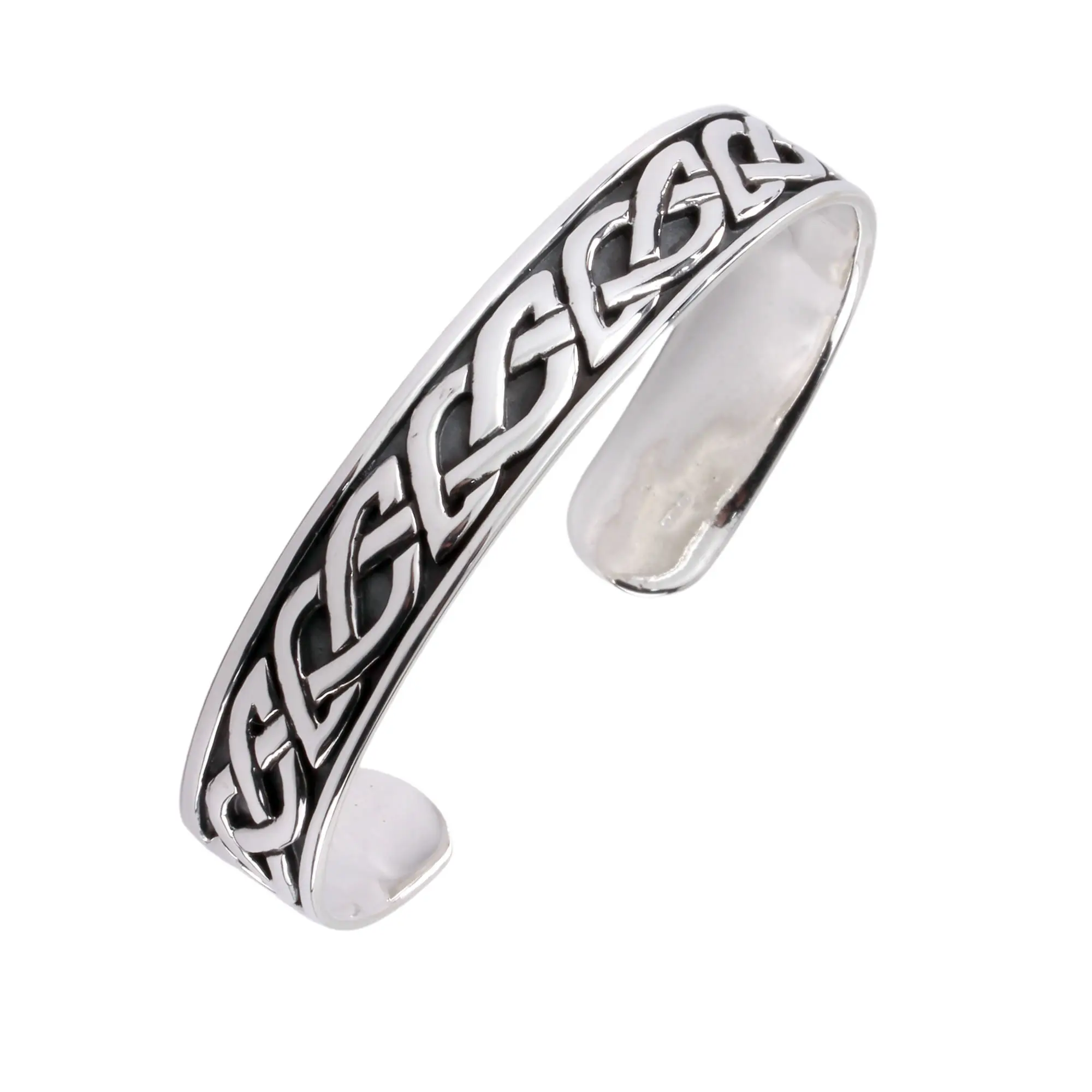 Sapphire Sterling Silver Celtic Knot Link Bracelet – Broer-Freeman Jewelers