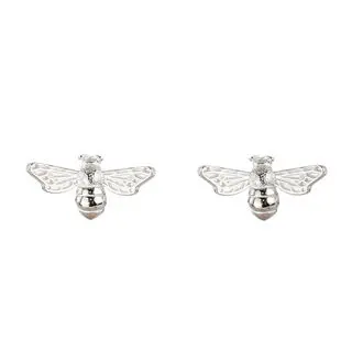 925 Sterling Silver Bee Earrings 
