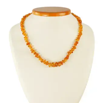 Golden Honey Baltic Amber Bead Necklace