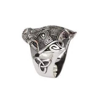 Fenrir Wolf Ring Norse Celtic Design